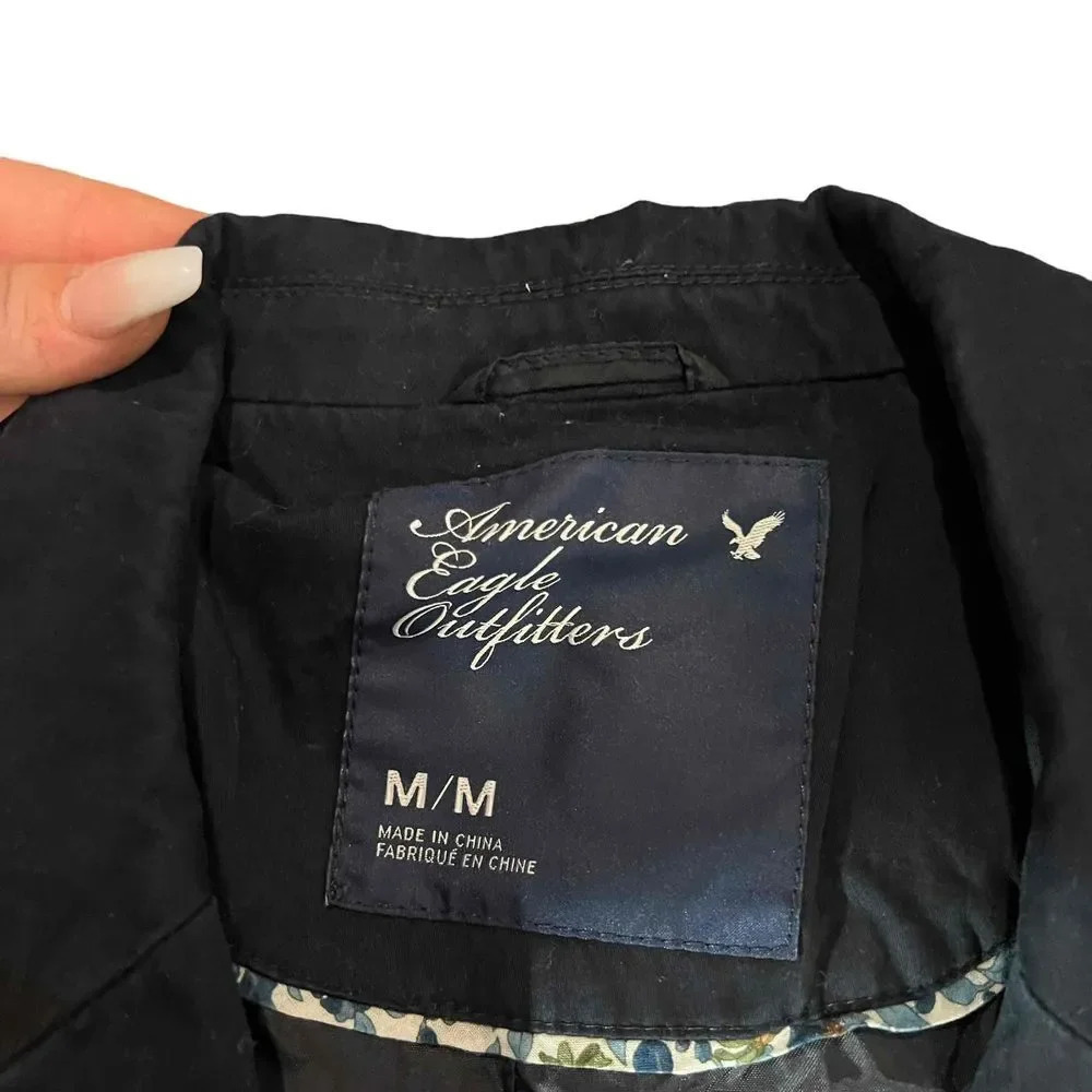 American Eagle Single-Breasted Button Closure Fro… - image 3